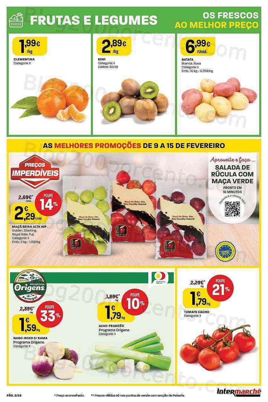Antevisão Folheto INTERMARCHÉ Contact Promoções de 9 a 15 fevereiro