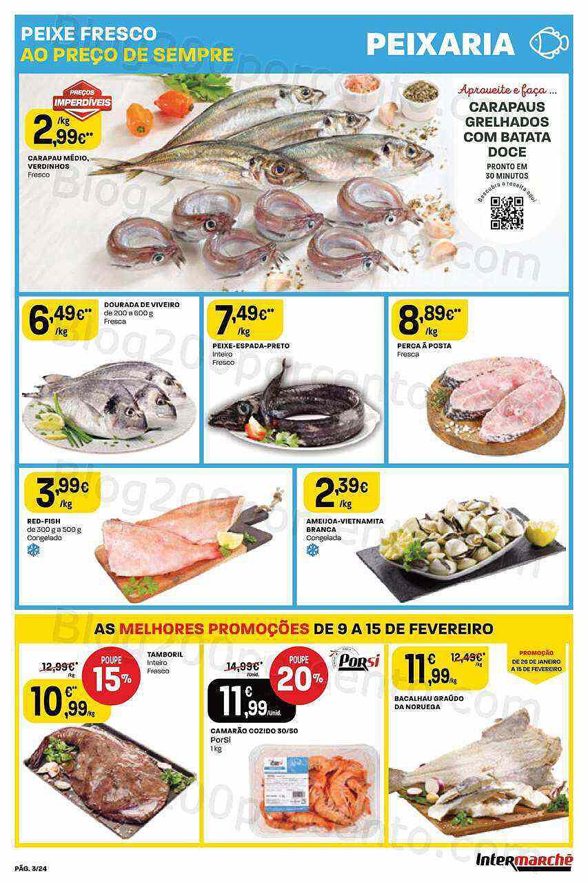 Antevisão Folheto INTERMARCHÉ Contact Promoções de 9 a 15 fevereiro