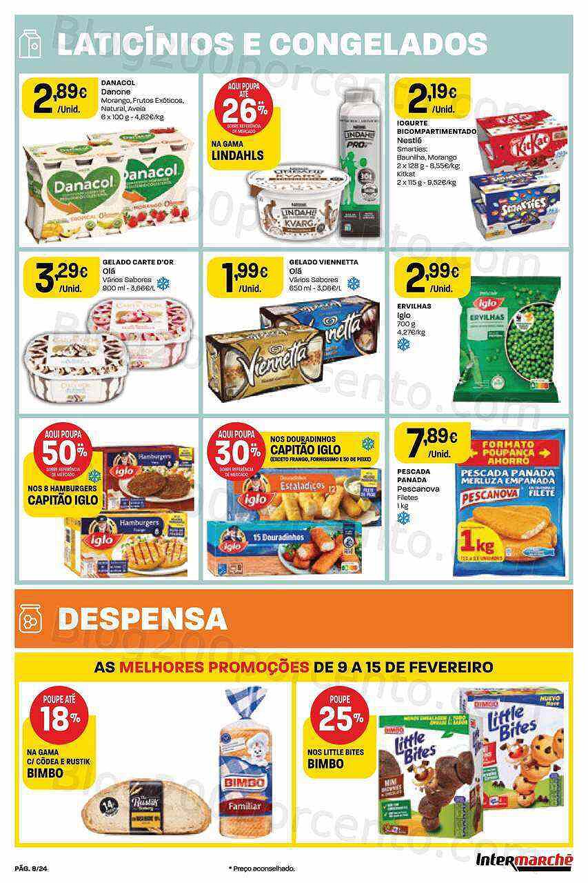 Antevisão Folheto INTERMARCHÉ Contact Promoções de 9 a 15 fevereiro