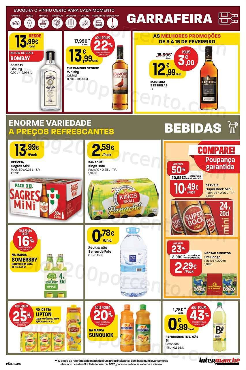 Antevisão Folheto INTERMARCHÉ Contact Promoções de 9 a 15 fevereiro