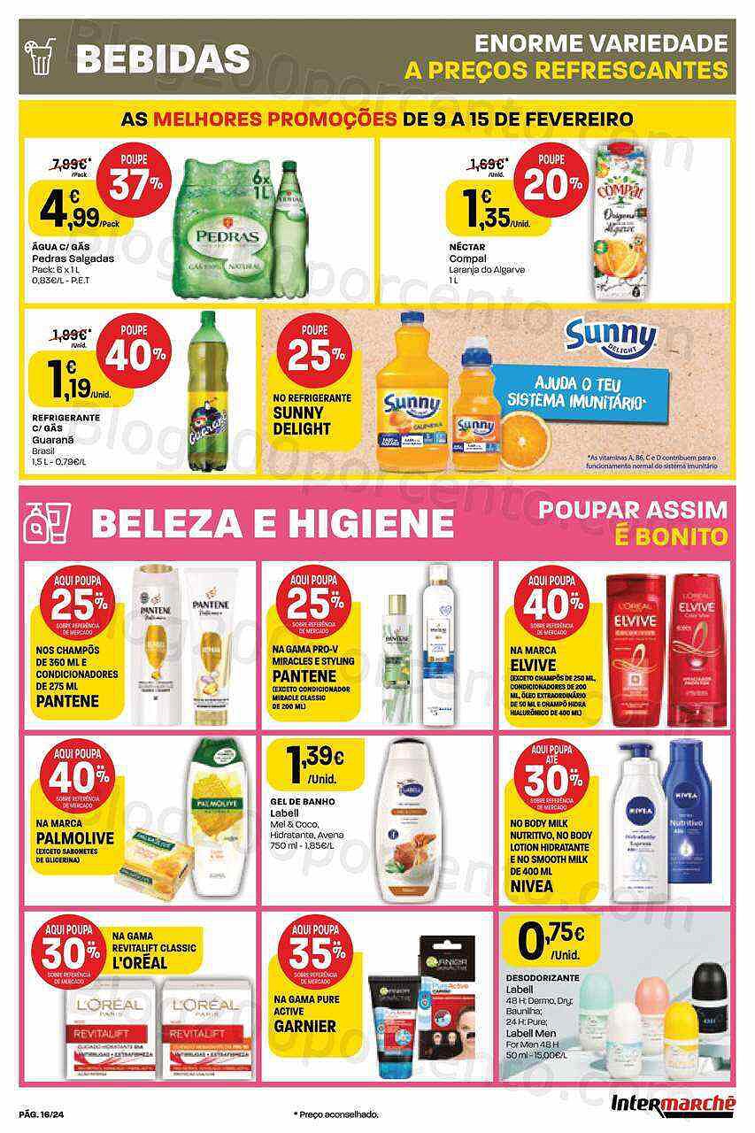 Antevisão Folheto INTERMARCHÉ Contact Promoções de 9 a 15 fevereiro