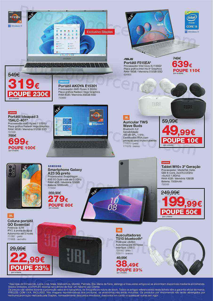 Antevisão Folheto STAPLES Promoções de 6 a 12 fevereiro