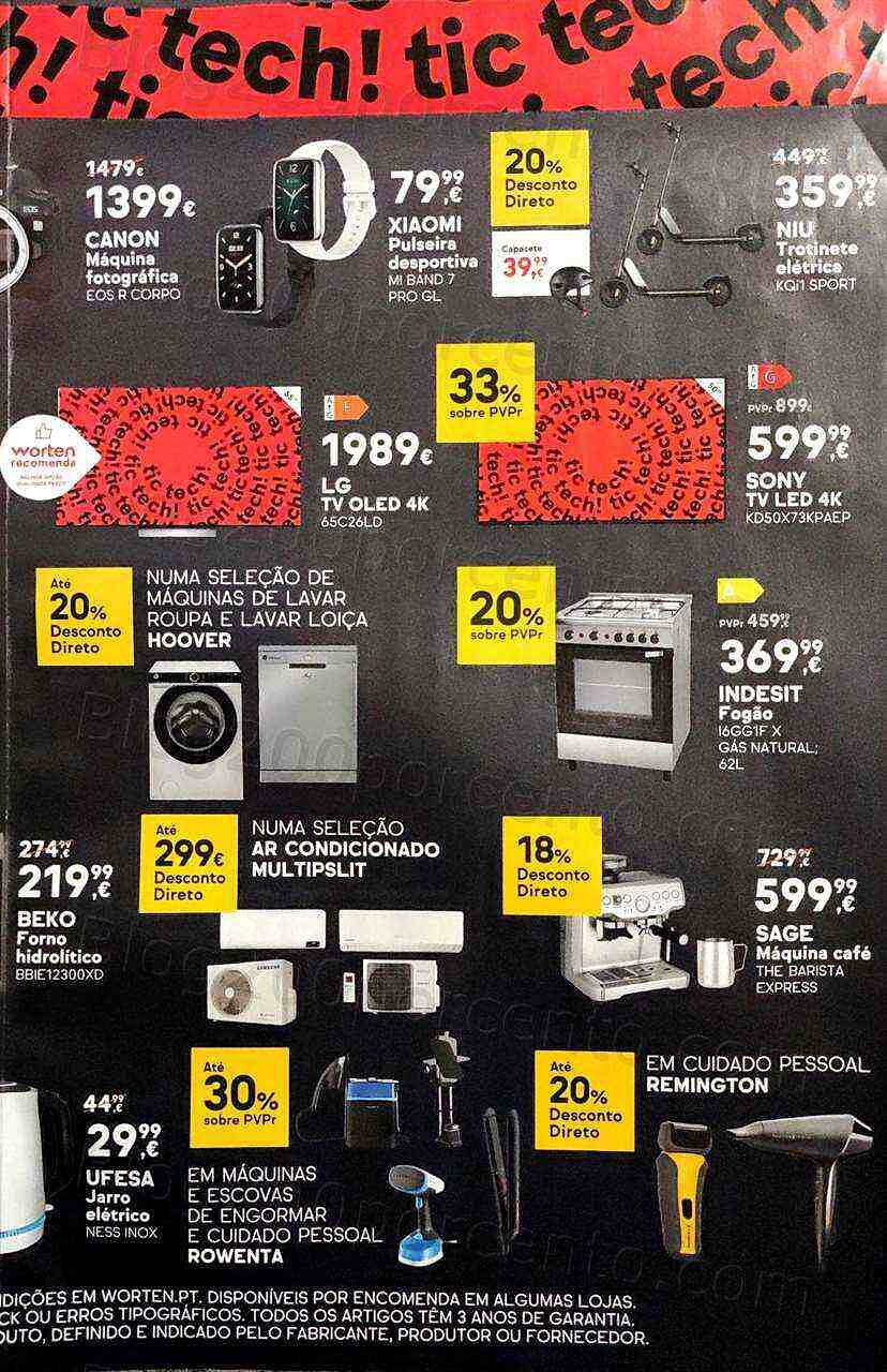 Antevisão Folheto WORTEN Tic Tech Promoções de 2 a 6 fevereiro