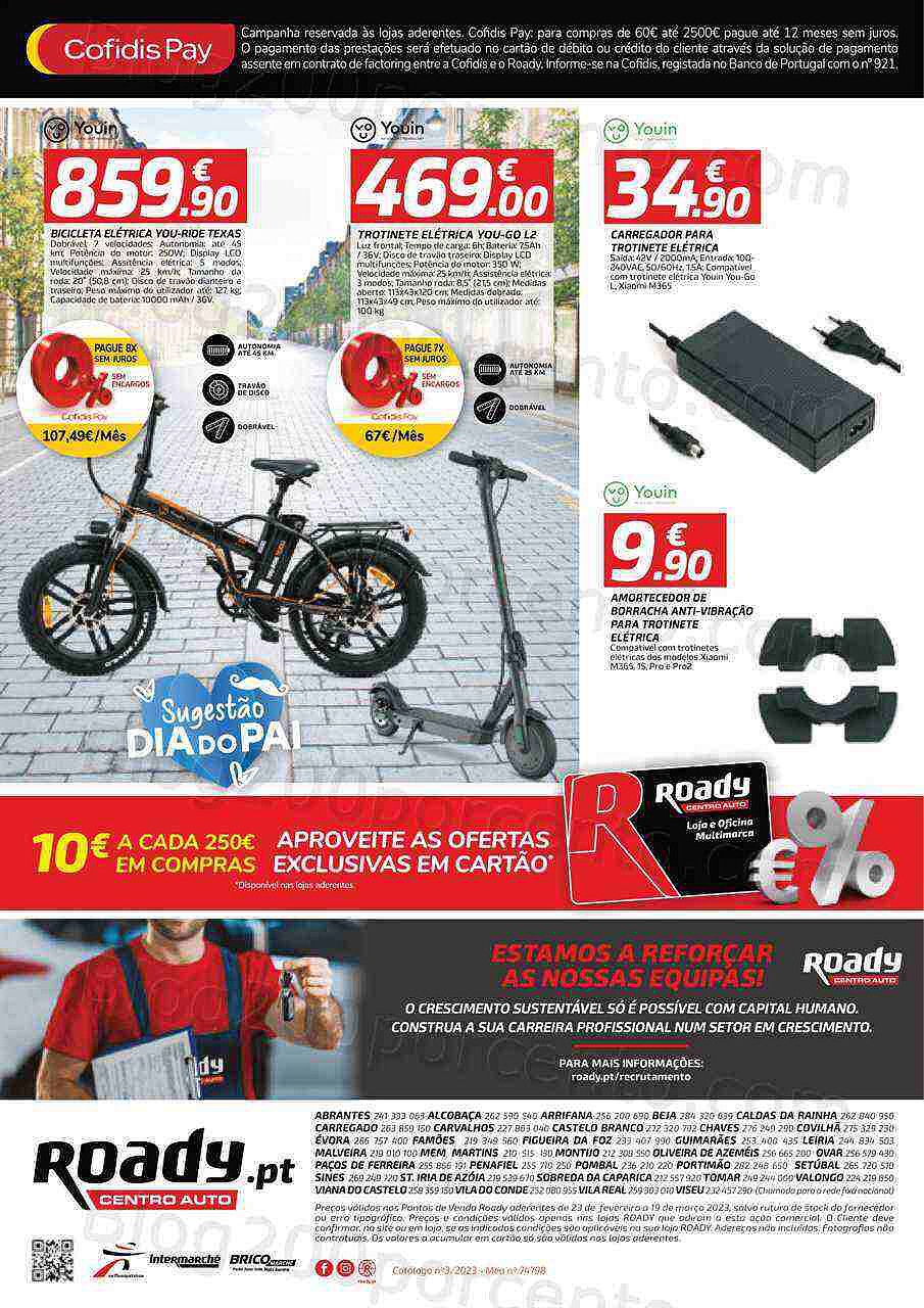 Antevisão Folheto ROADY Promoções de 23 fevereiro a 19 março