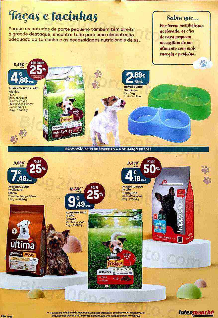 Antevisão Folheto INTERMARCHÉ Feira do Animal Promoções de 23 fevereiro a 8 março