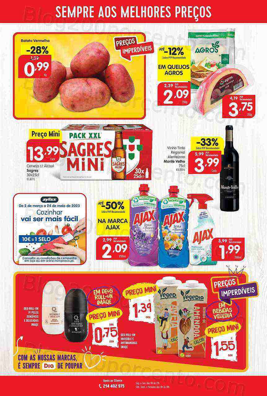 Antevisão Folheto MINIPREÇO Promoções de 2 a 8 março