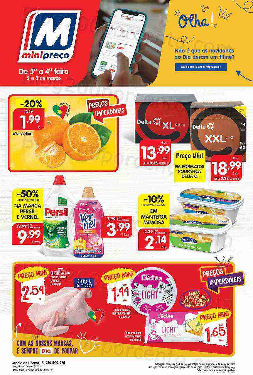 Antevisão Folheto MINIPREÇO Promoções de 2 a 8 março
