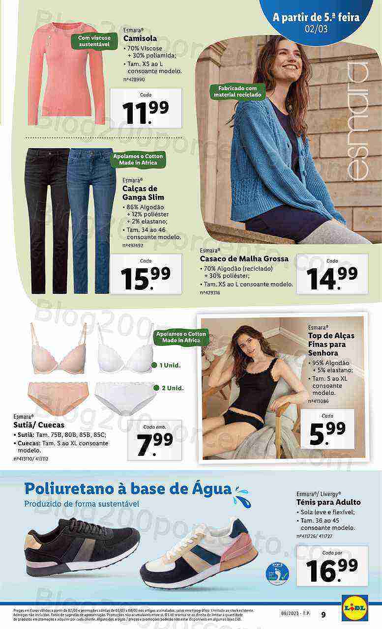 Antevisão Folheto LIDL Bazar Promoções a partir de 2 março