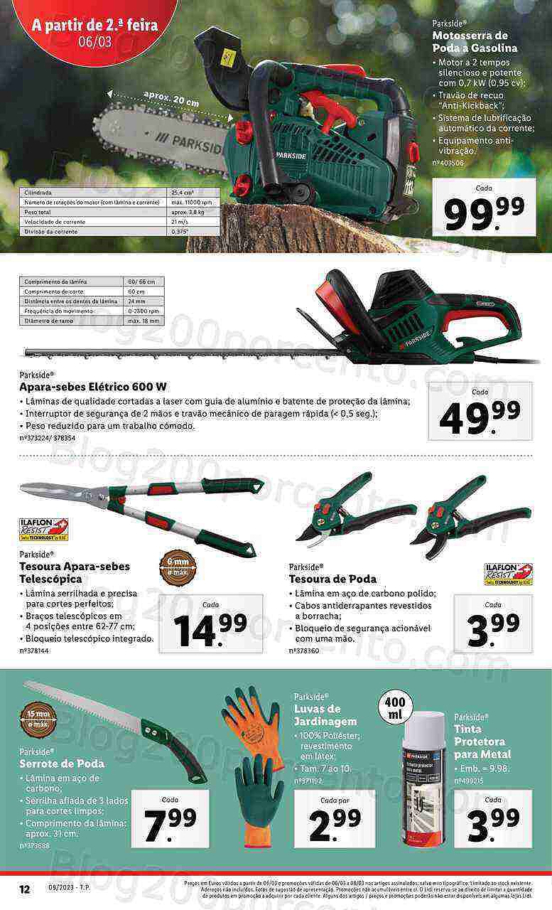 Antevisão Folheto LIDL Bazar Promoções a partir de 6 março