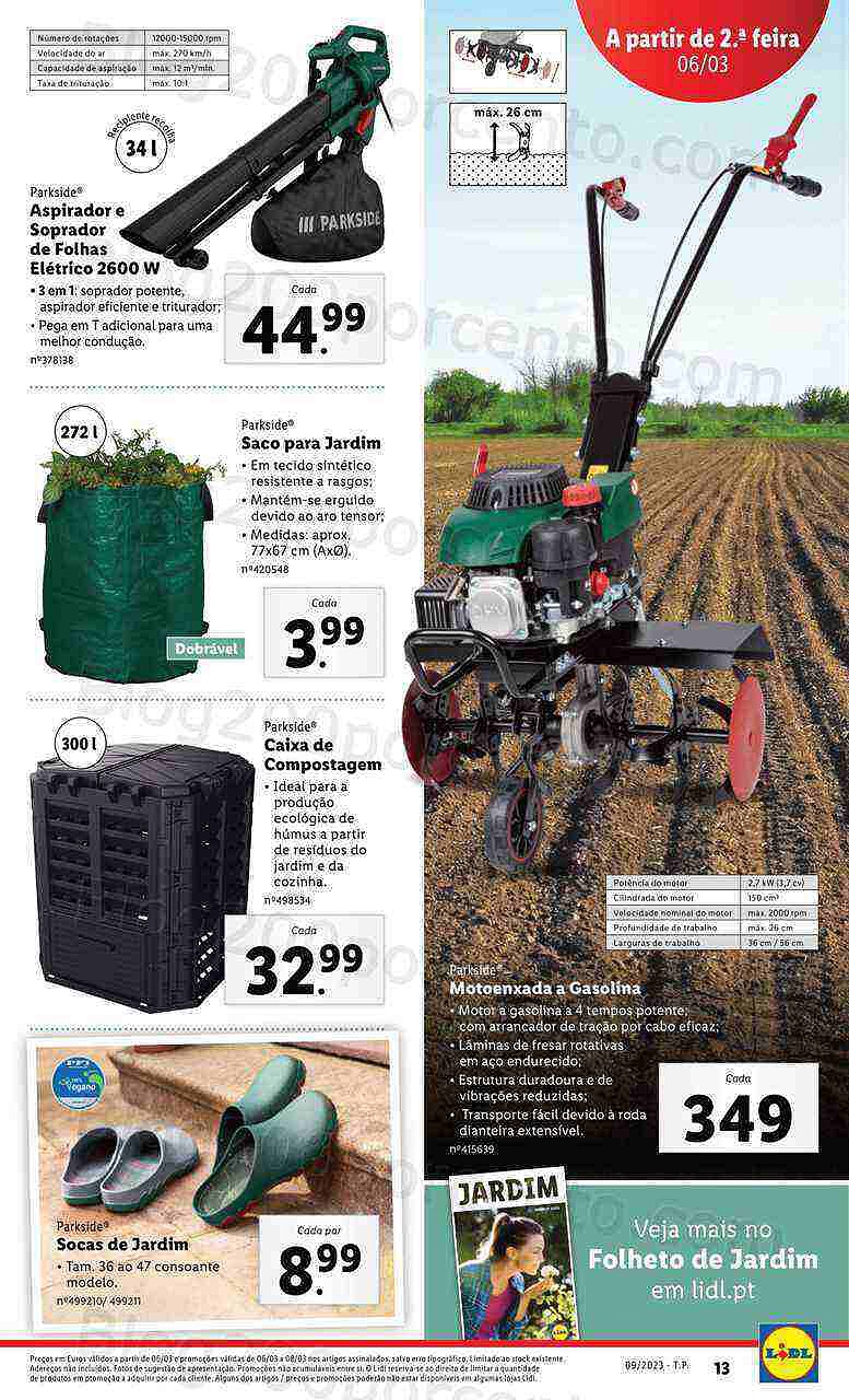 Antevisão Folheto LIDL Bazar Promoções a partir de 6 março