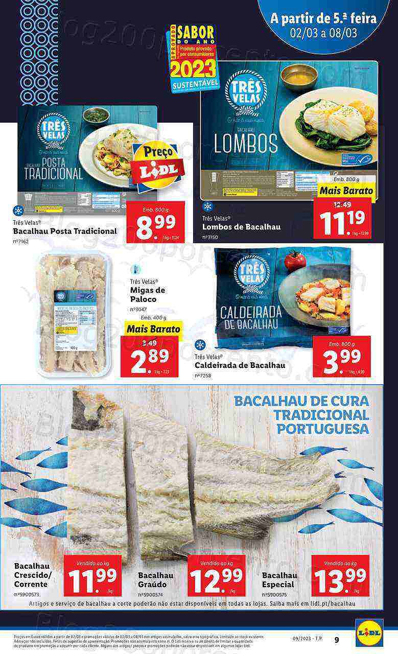 Antevisão Folheto LIDL Especial Feira do Mar Promoções de 2 a 8 março
