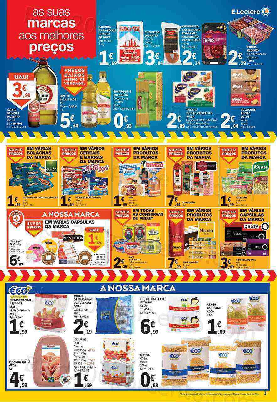 Antevisão Folheto E-LECLERC Promoções Fim de Semana - 24 a 26 fevereiro