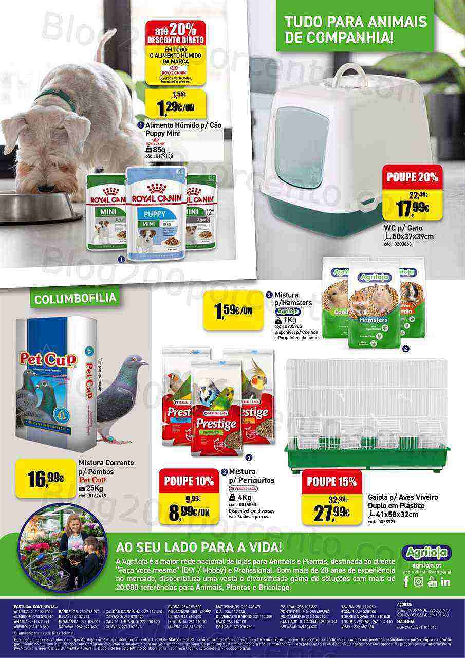 Antevisão Folheto AGRILOJA Primavera Promoções de 1 a 30 março