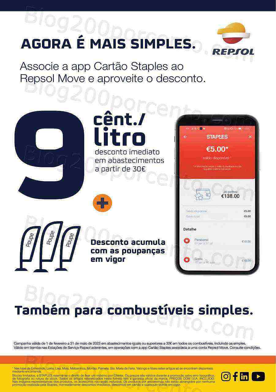 Antevisão Folheto STAPLES Promoções de 27 fevereiro a 30 março