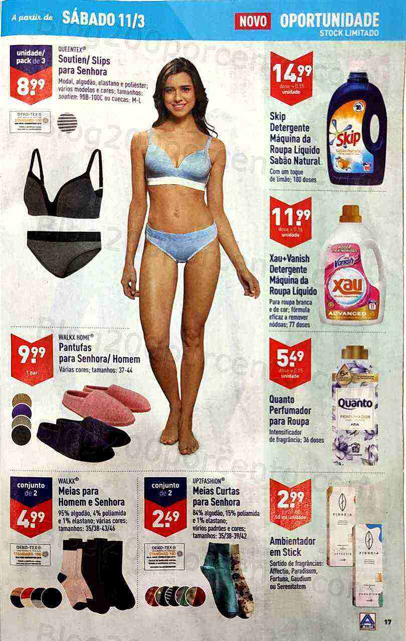 Antevisão Folheto ALDI Bazar Promoções a partir de 11 março