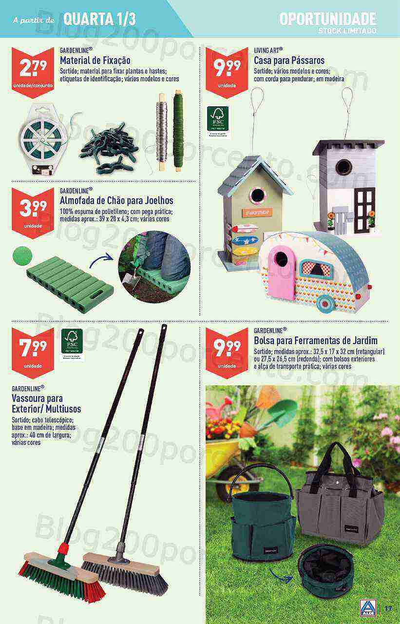 Antevisão Folheto ALDI Bazar Promoções a partir de 1 março