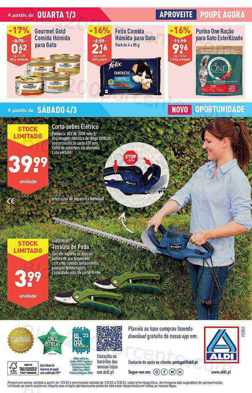 Antevisão Folheto ALDI Bazar Promoções a partir de 4 março