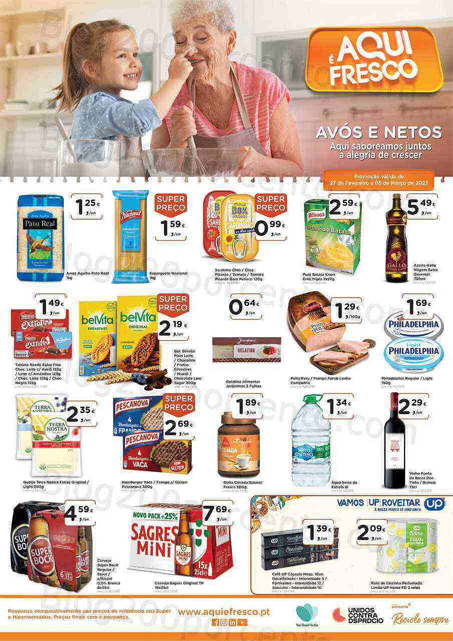 Antevisão Folheto A NOSSA LOJA Especial Avós e Netos Promoções de 27 fevereiro a 5 março