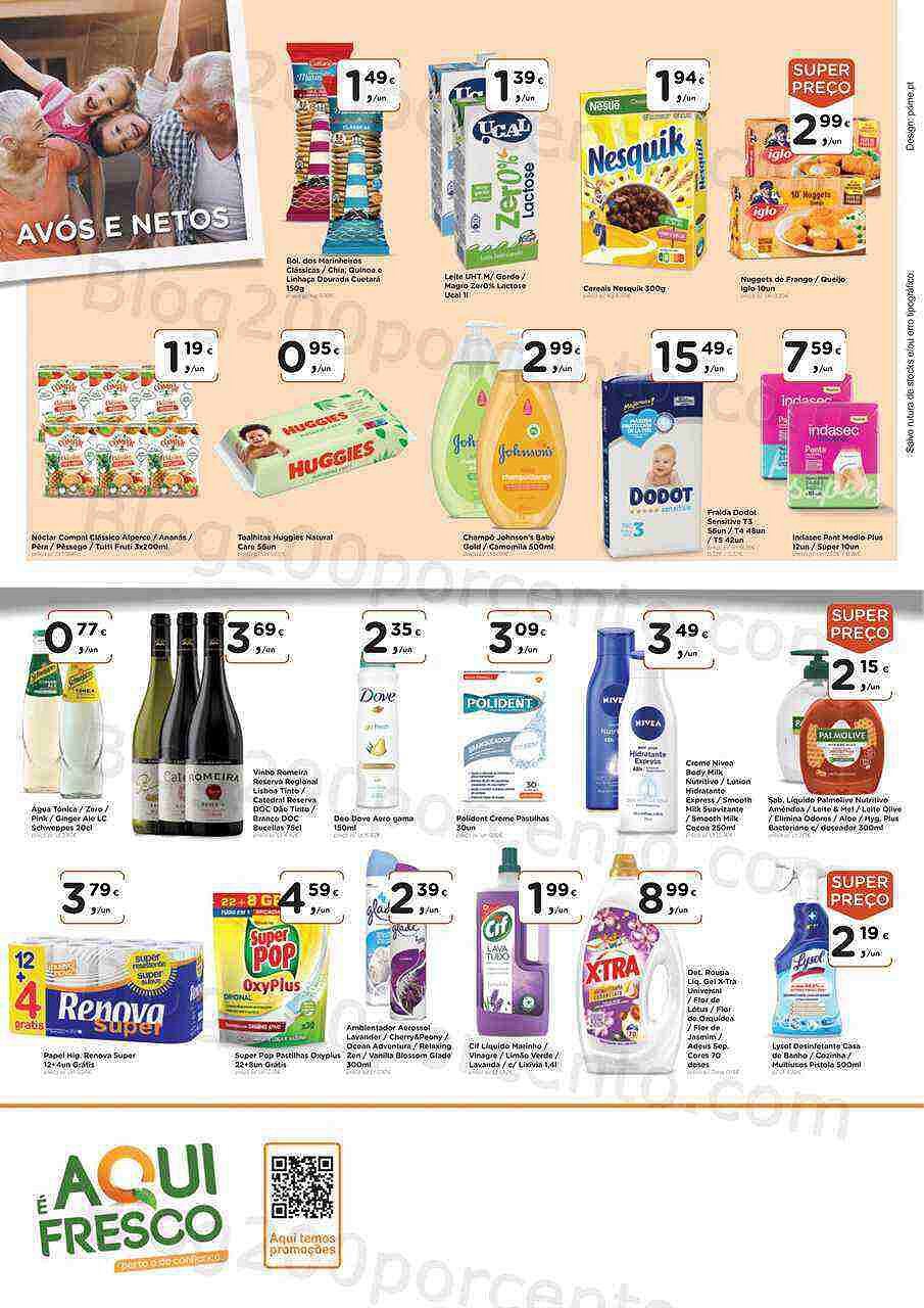Antevisão Folheto A NOSSA LOJA Especial Avós e Netos Promoções de 27 fevereiro a 5 março