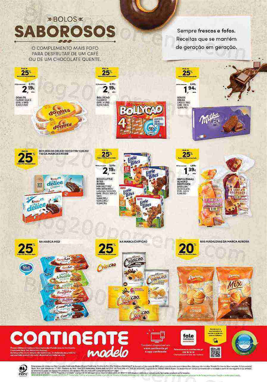 Antevisão Folheto CONTINENTE Modelo Especial Bolachas Promoções de 21 fevereiro a 5 março