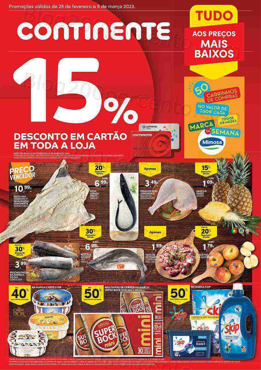 Antevisão Folheto CONTINENTE Promoções de 28 fevereiro a 6 março