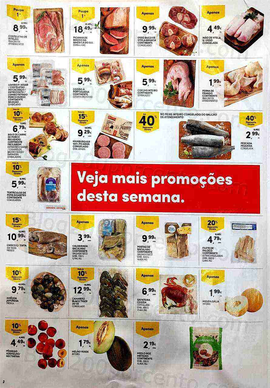 Antevisão Folheto CONTINENTE Promoções Fim de Semana - 24 a 27 fevereiro