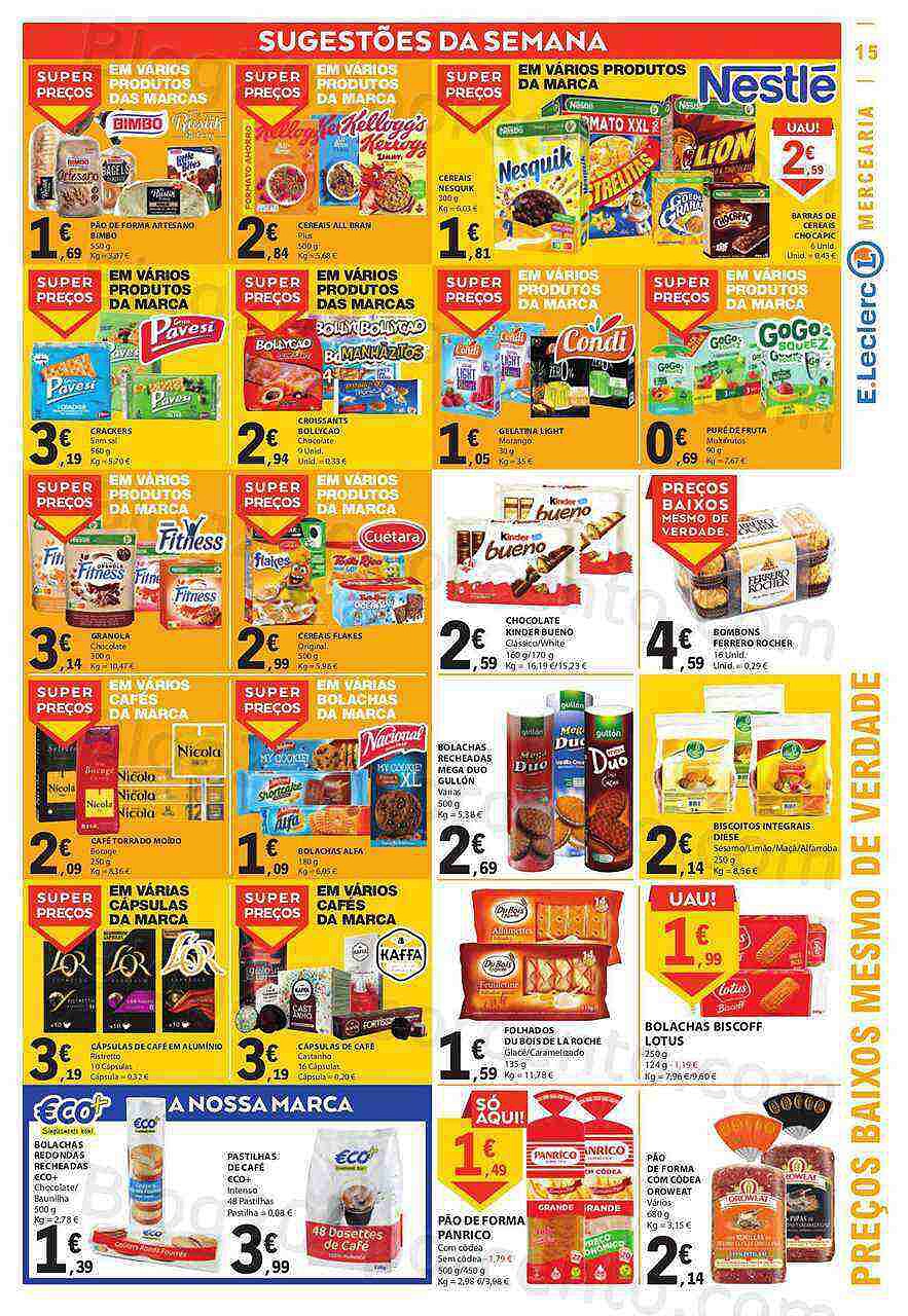 Antevisão Folheto E-LECLERC Promoções de 23 fevereiro a 1 março