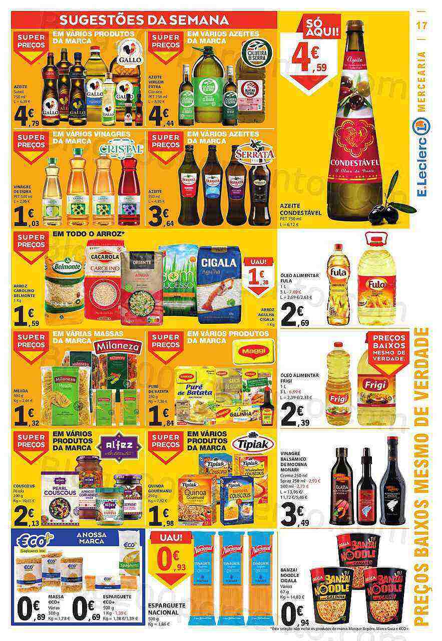 Antevisão Folheto E-LECLERC Promoções de 23 fevereiro a 1 março