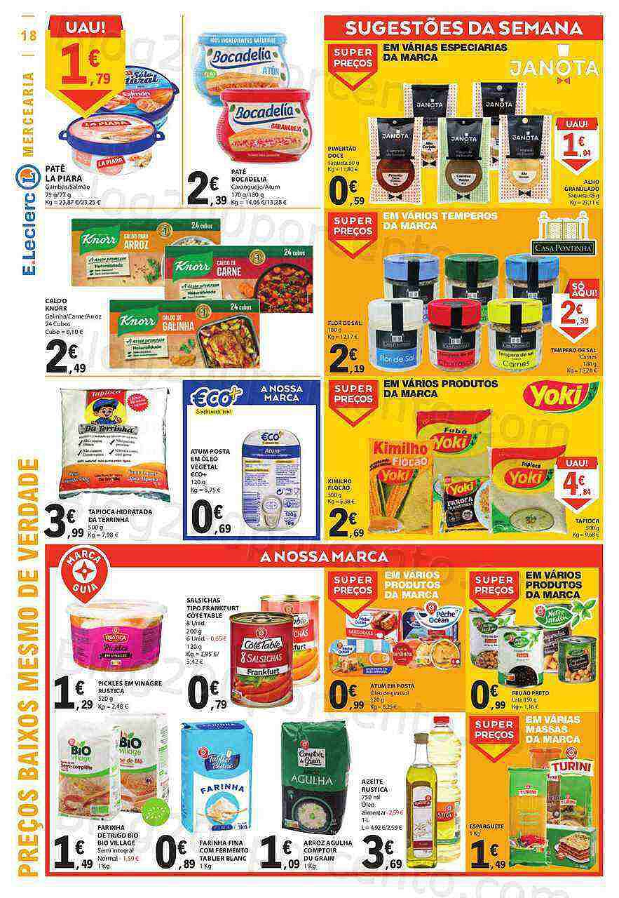 Antevisão Folheto E-LECLERC Promoções de 23 fevereiro a 1 março