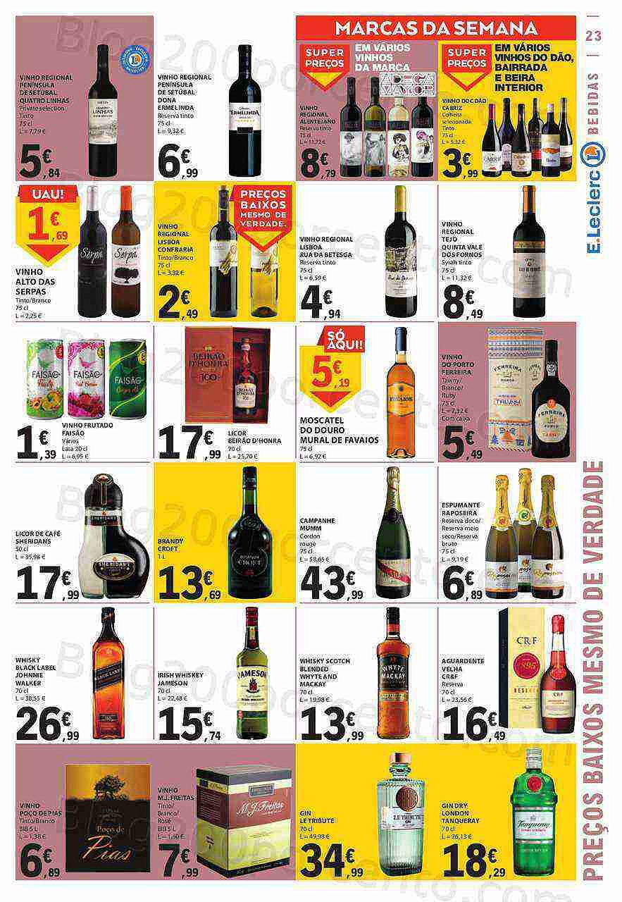 Antevisão Folheto E-LECLERC Promoções de 23 fevereiro a 1 março