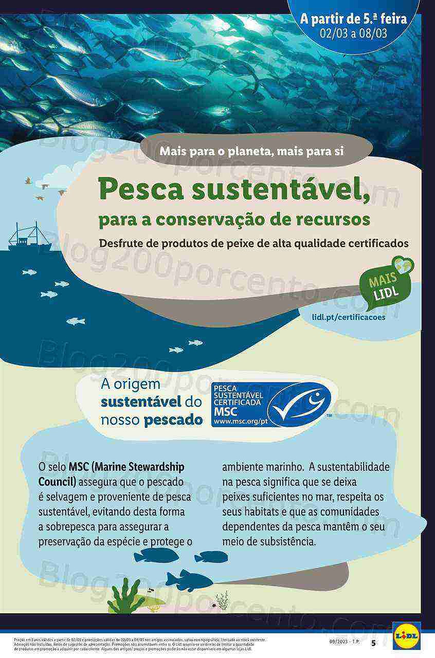 Antevisão Folheto LIDL Feira do Mar Promoções de 2 a 8 março