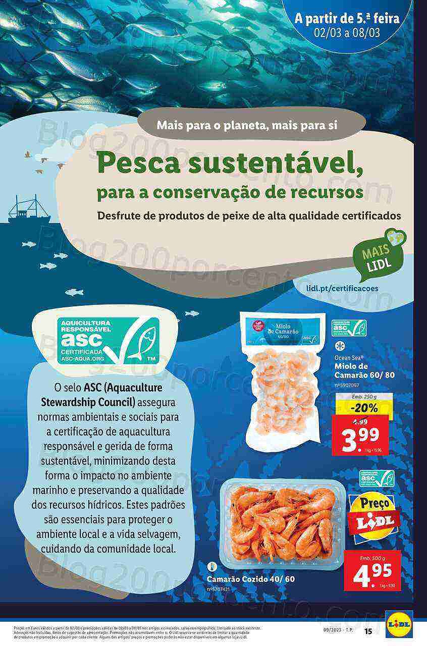 Antevisão Folheto LIDL Feira do Mar Promoções de 2 a 8 março