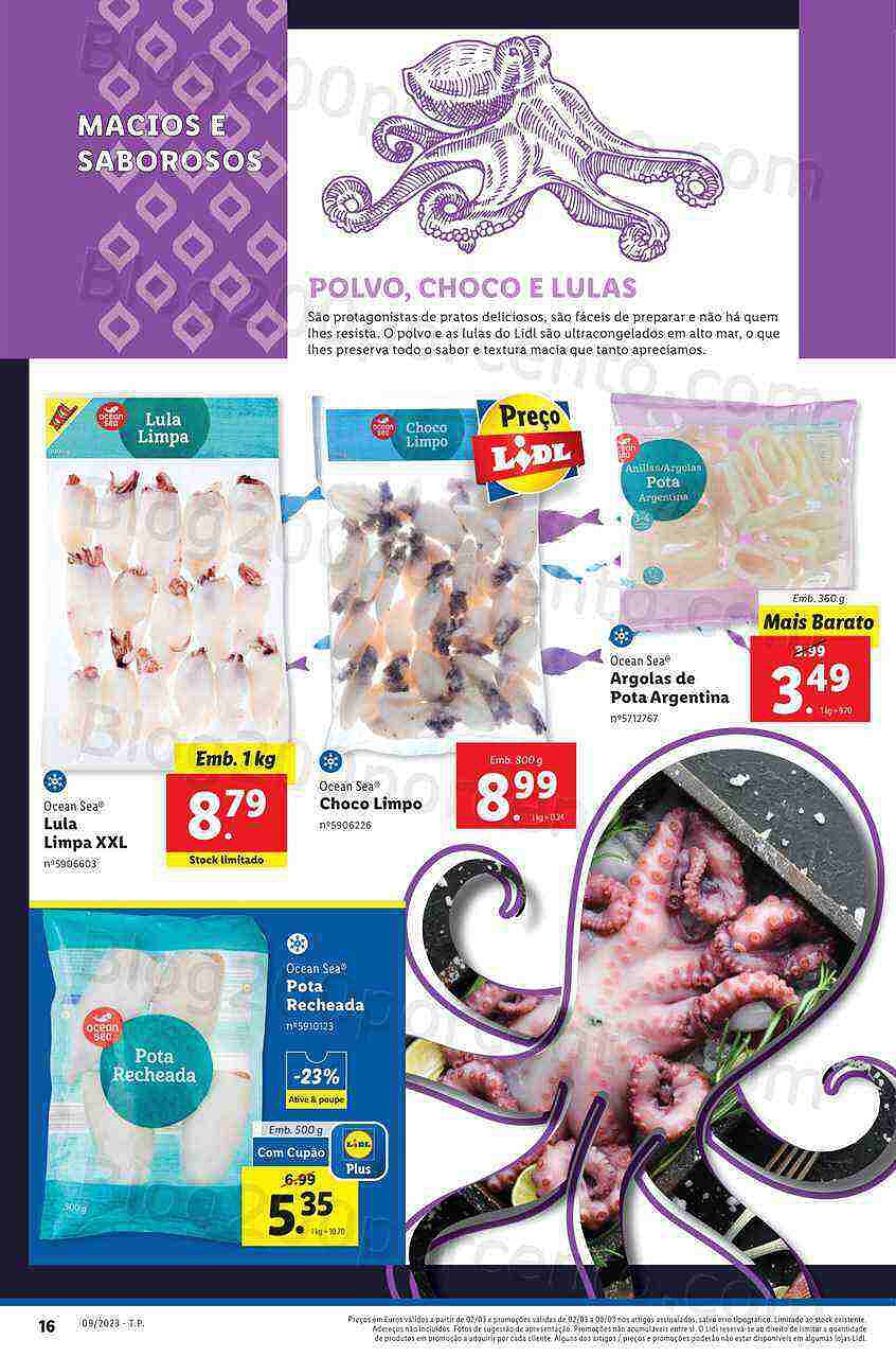 Antevisão Folheto LIDL Feira do Mar Promoções de 2 a 8 março