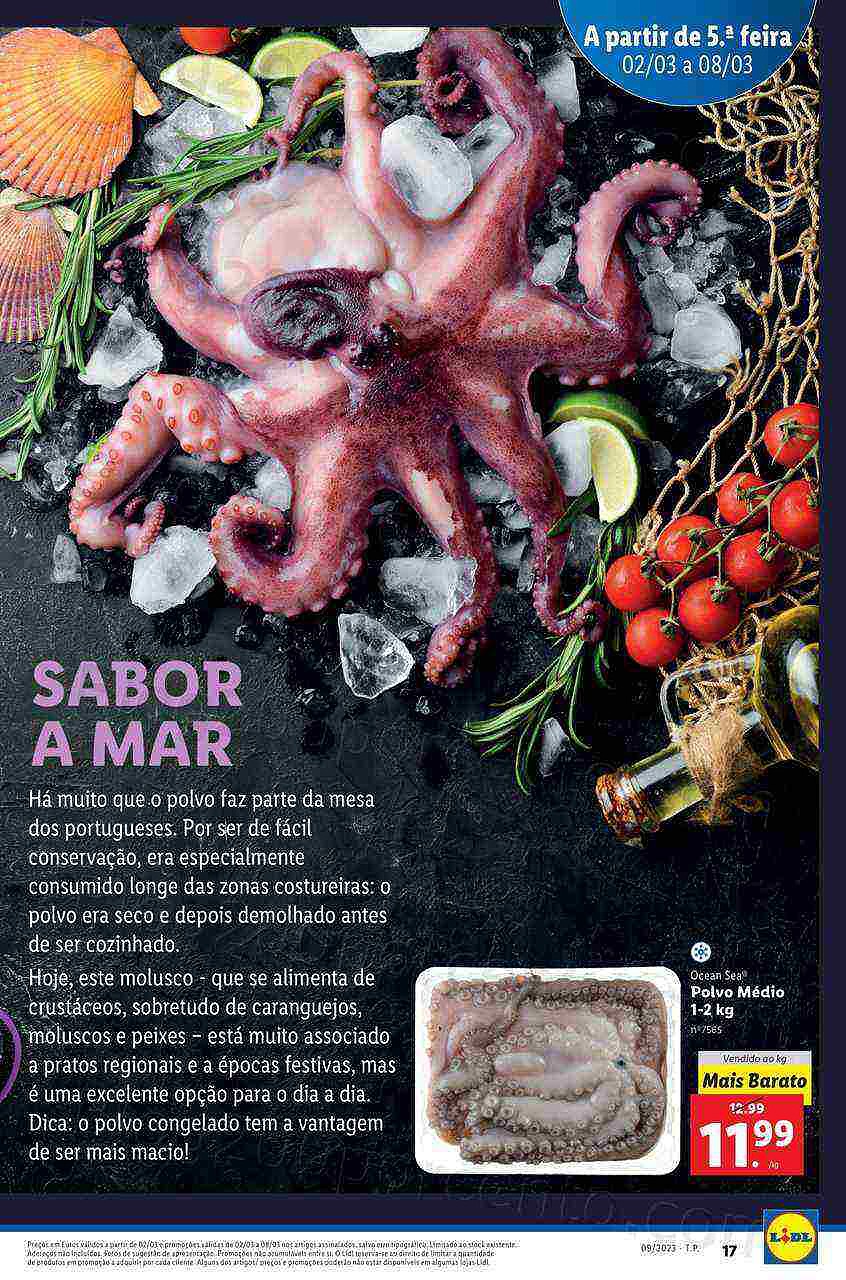 Antevisão Folheto LIDL Feira do Mar Promoções de 2 a 8 março