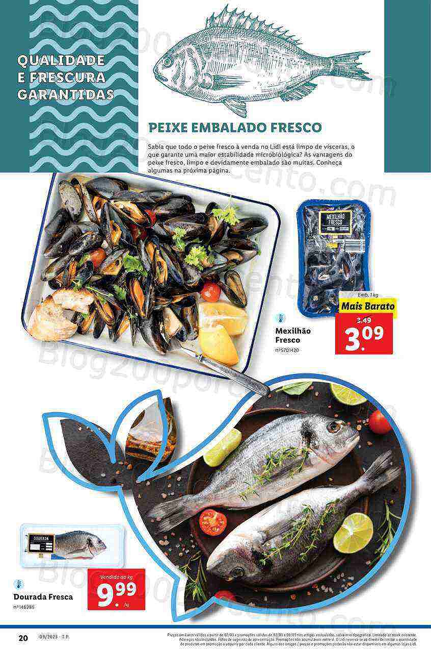 Antevisão Folheto LIDL Feira do Mar Promoções de 2 a 8 março