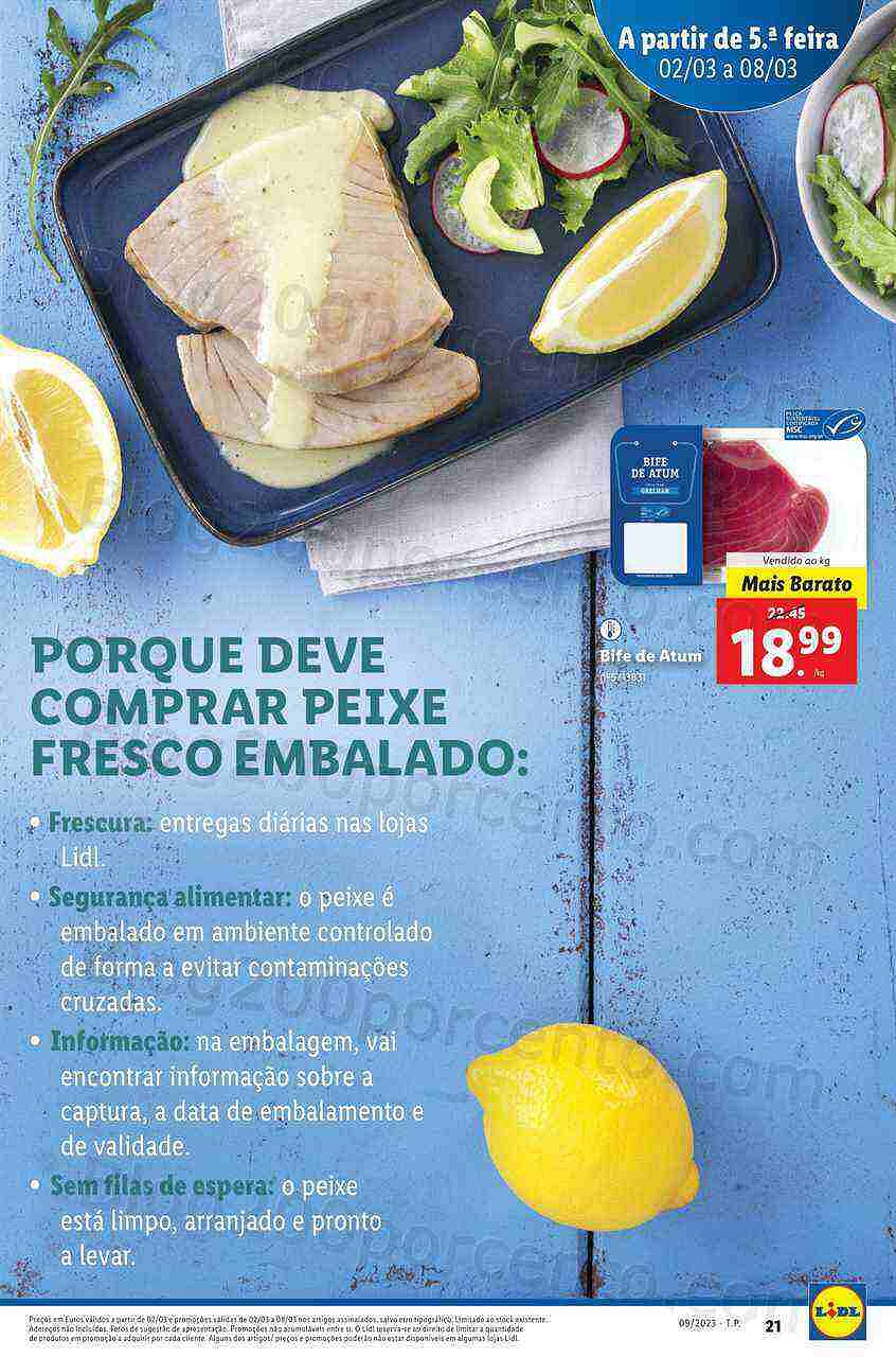 Antevisão Folheto LIDL Feira do Mar Promoções de 2 a 8 março