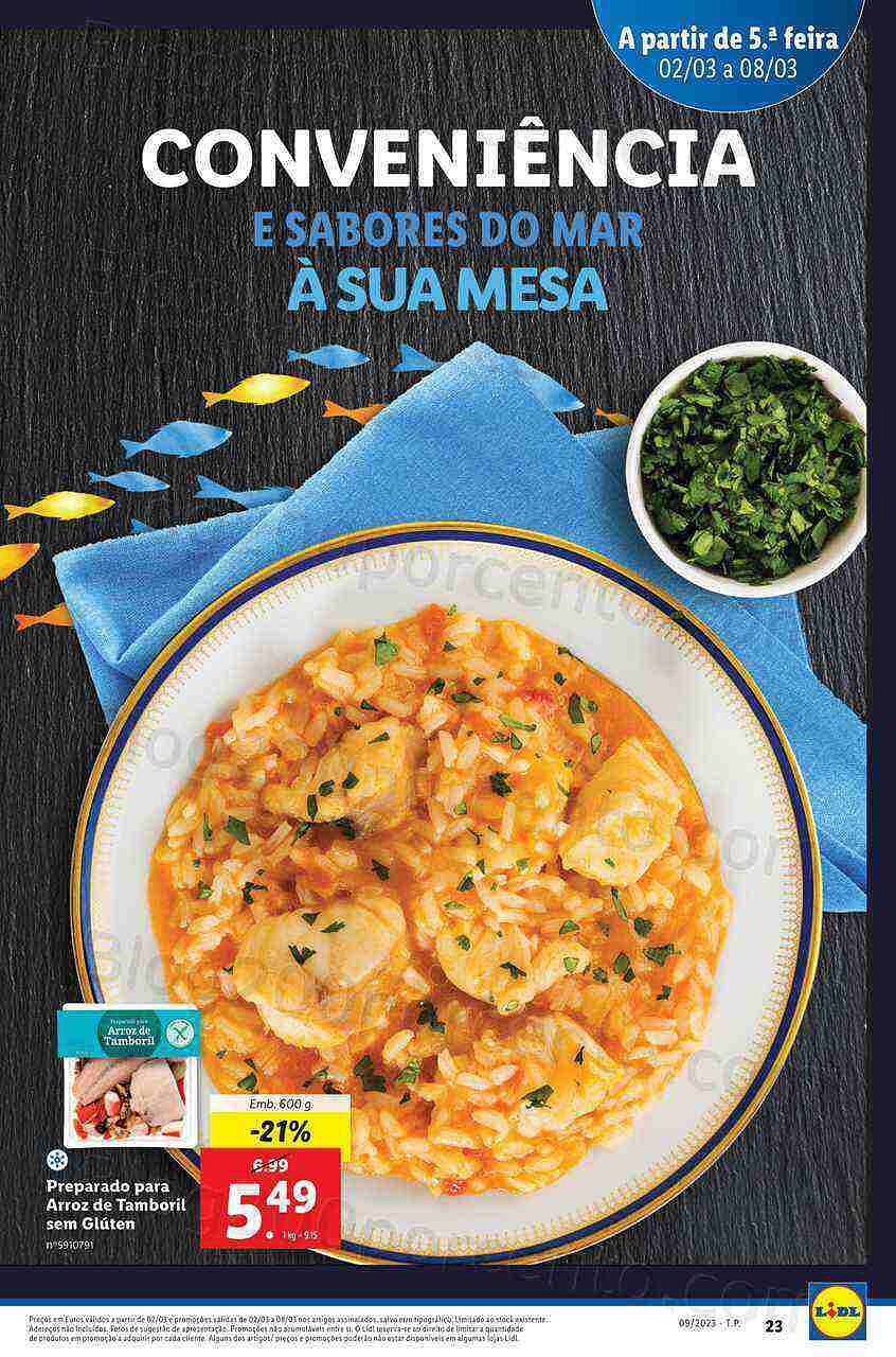 Antevisão Folheto LIDL Feira do Mar Promoções de 2 a 8 março
