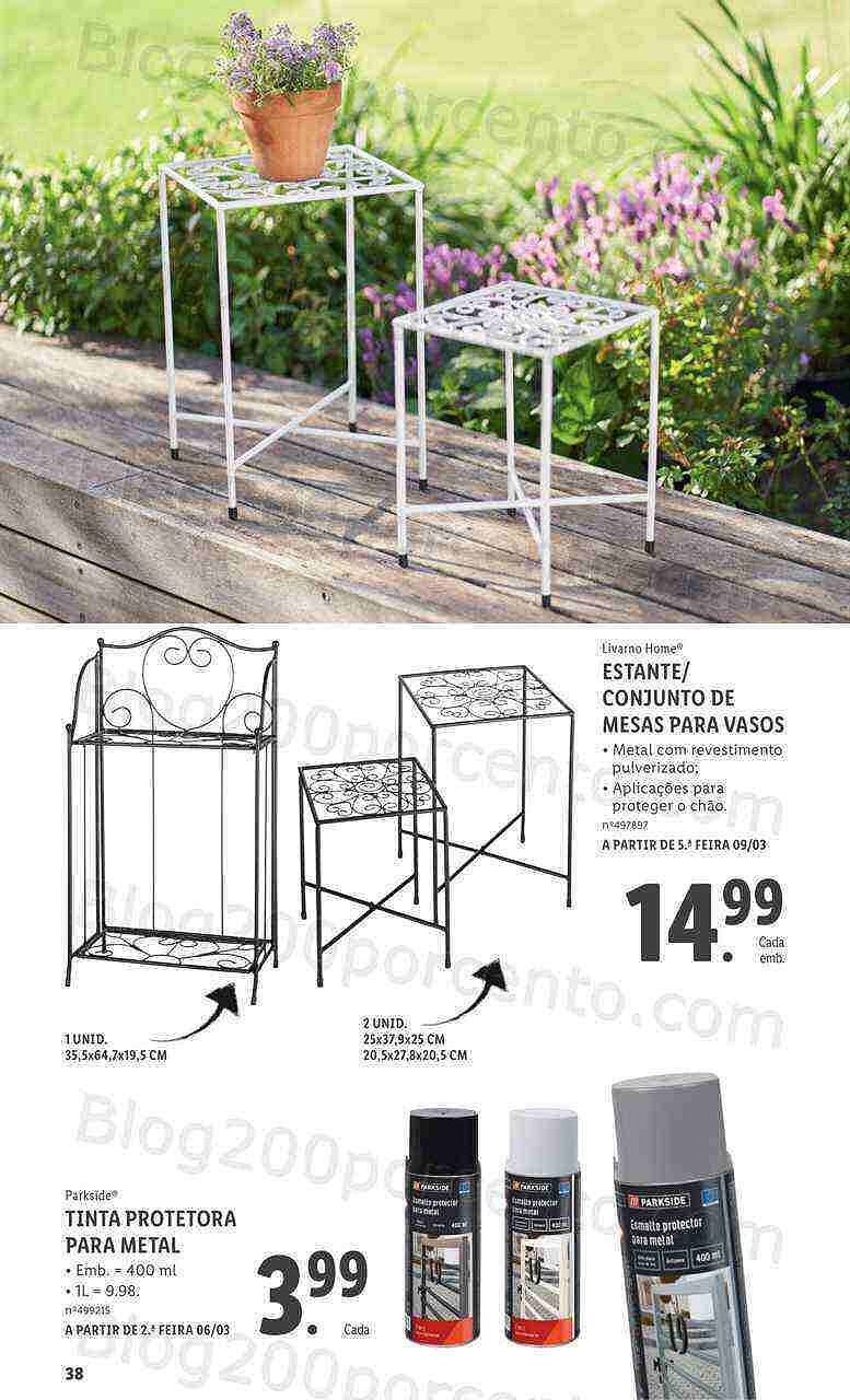 Antevisão Folheto LIDL Bazar Promoções a partir de 9 março