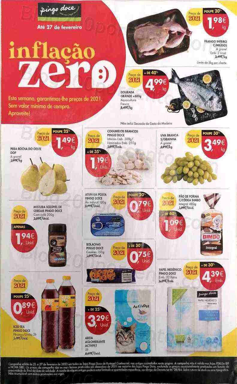 Antevisão Folheto PINGO DOCE Promoções Fim de Semana - 24 a 26 fevereiro