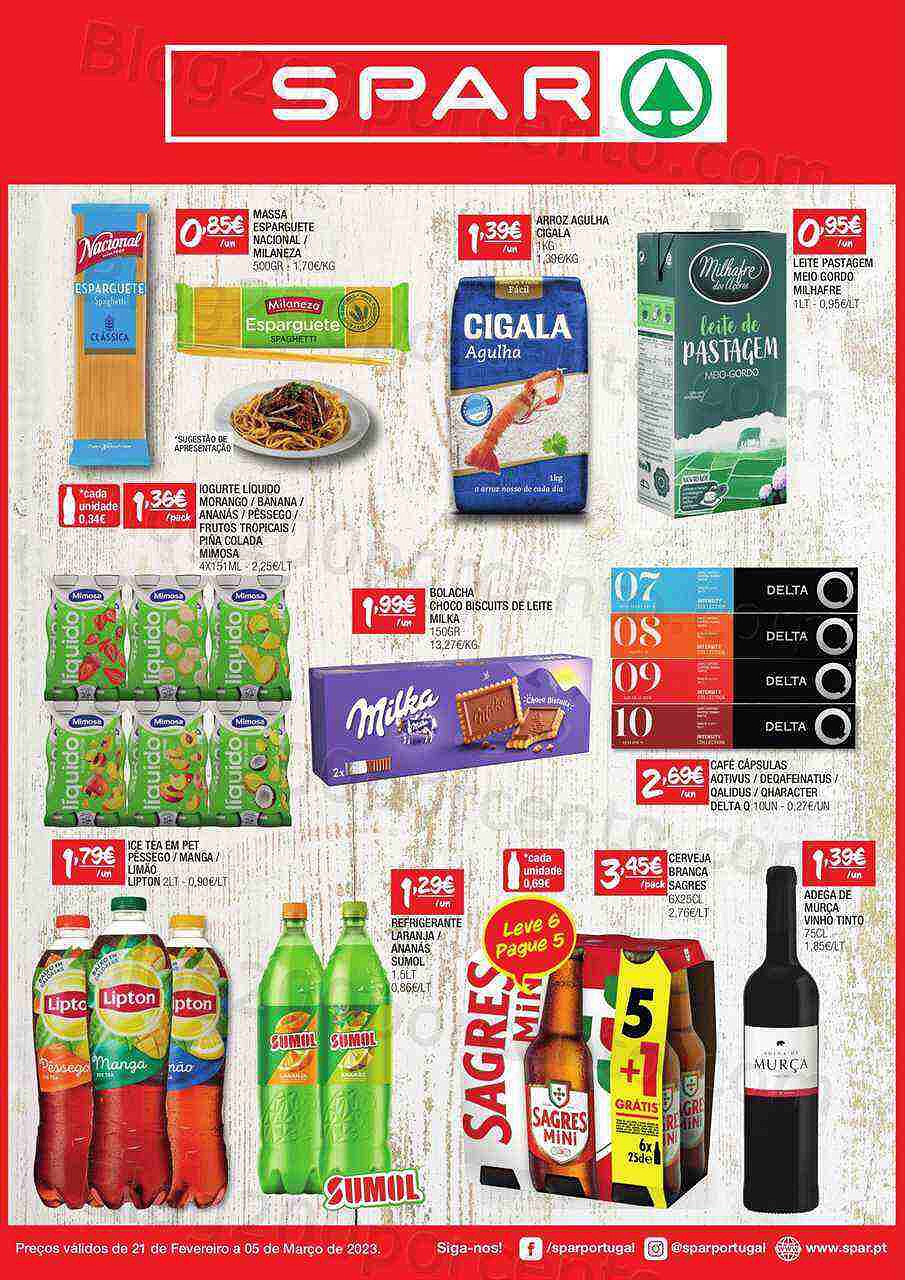 Antevisão Folheto SPAR Promoções até 5 março