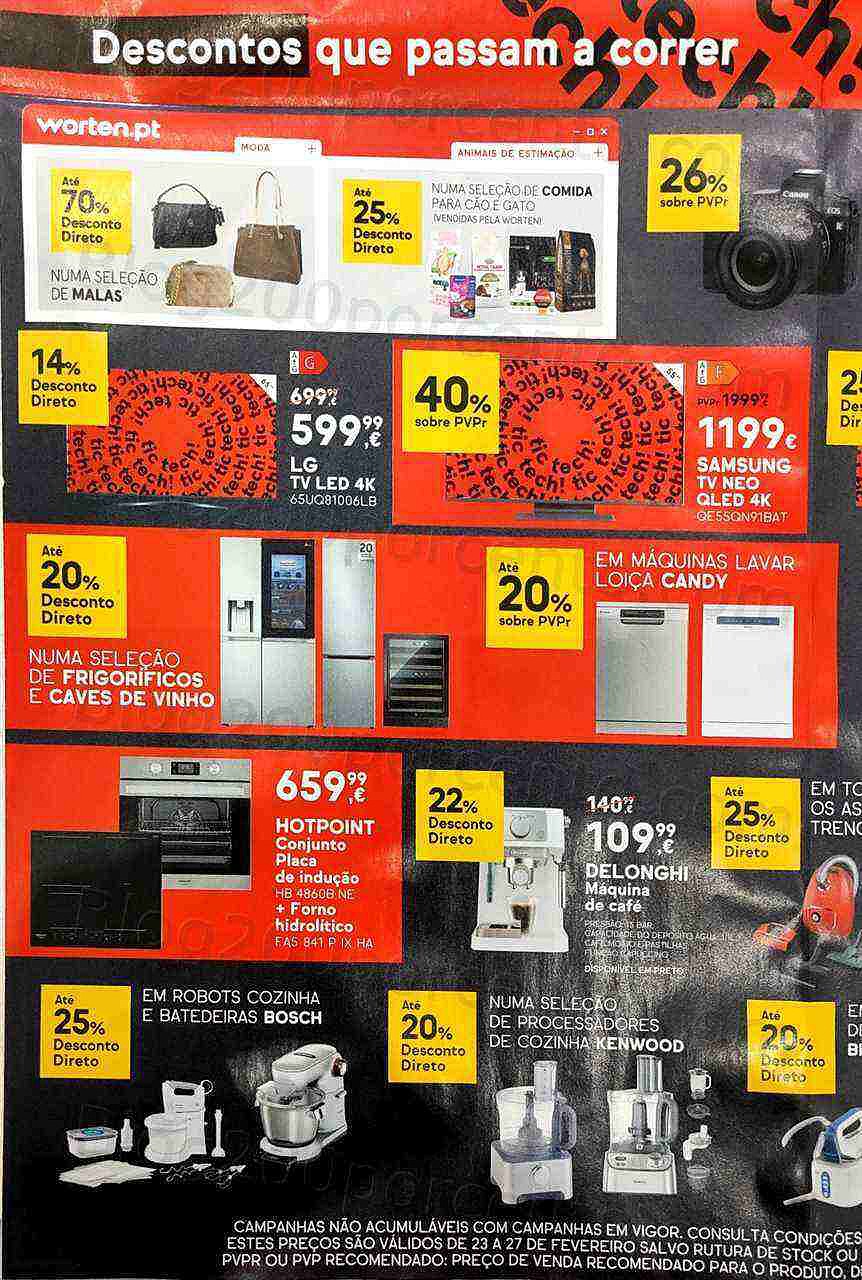 Antevisão Folheto WORTEN Tic Tech Promoções até 27 fevereiro