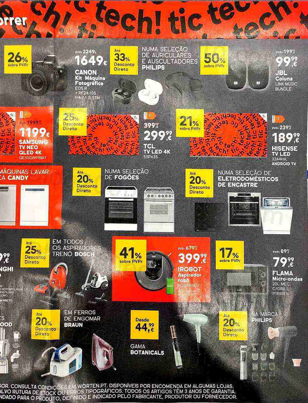 Antevisão Folheto WORTEN Tic Tech Promoções até 27 fevereiro