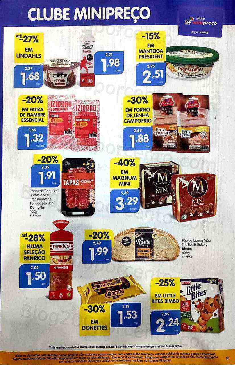 Antevisão Folheto MINIPREÇO Promoções de 9 a 15 março