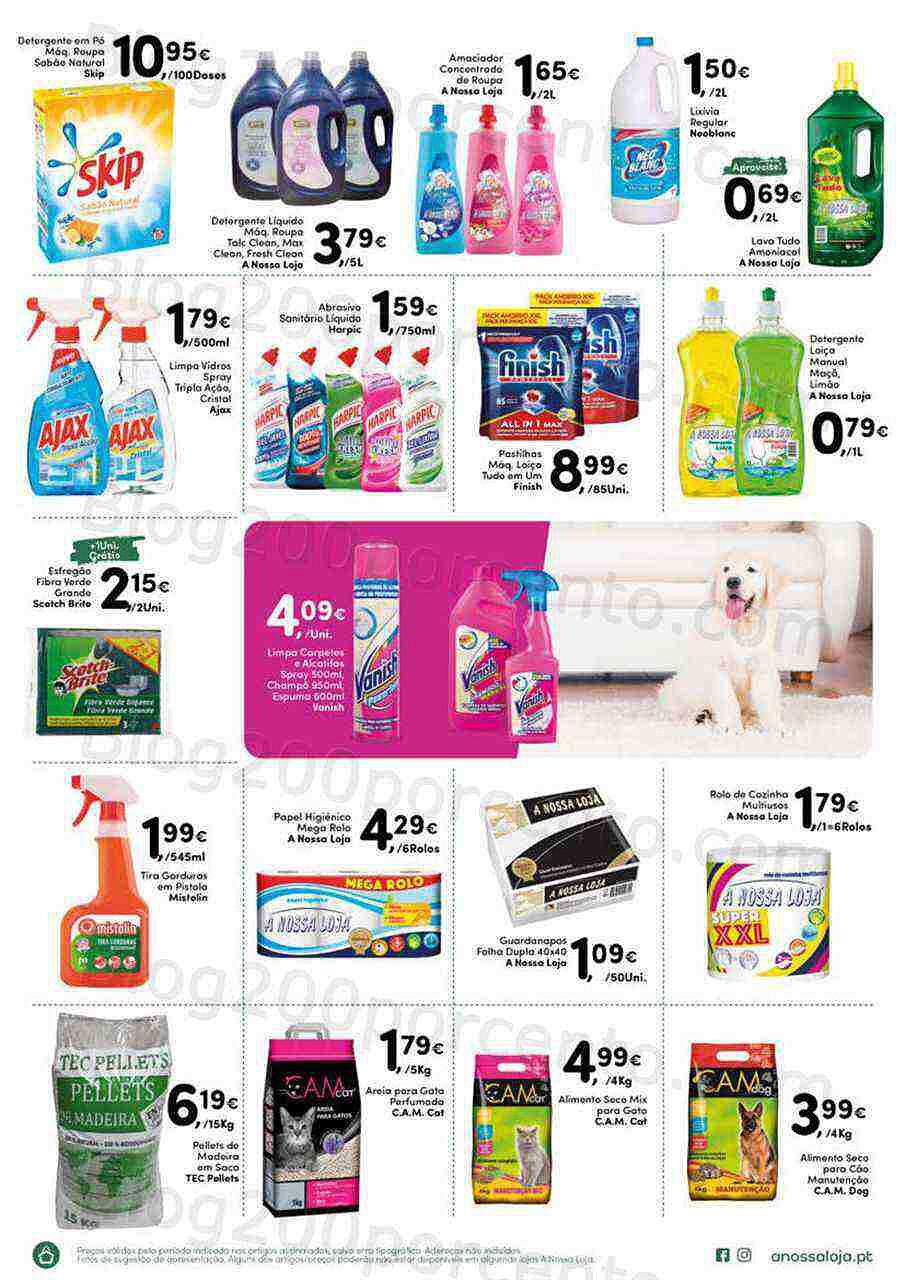 Antevisão Folheto A NOSSA LOJA Promoções de 11 a 26 março