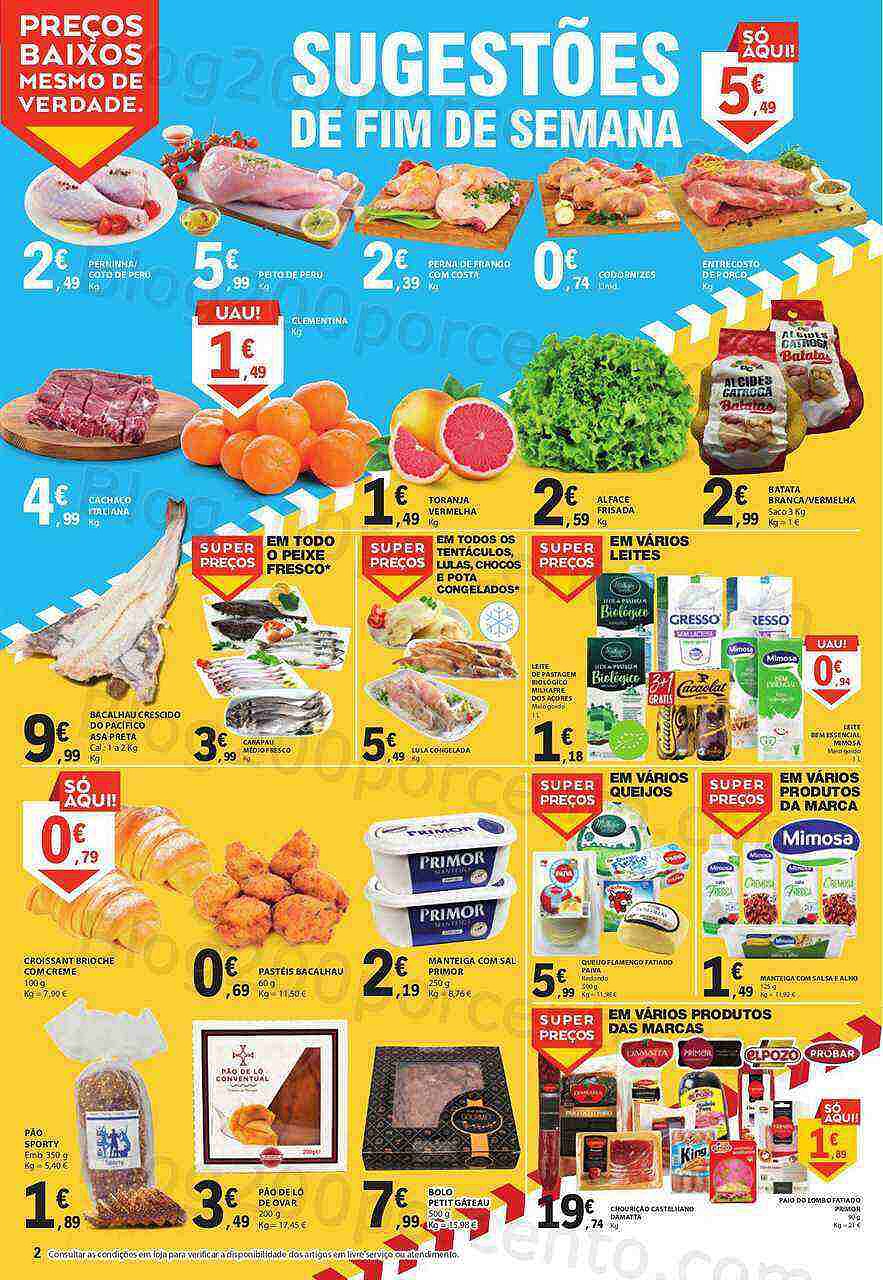 Antevisão Folheto E-LECLERC Promoções Fim de Semana - 10 a 12 março