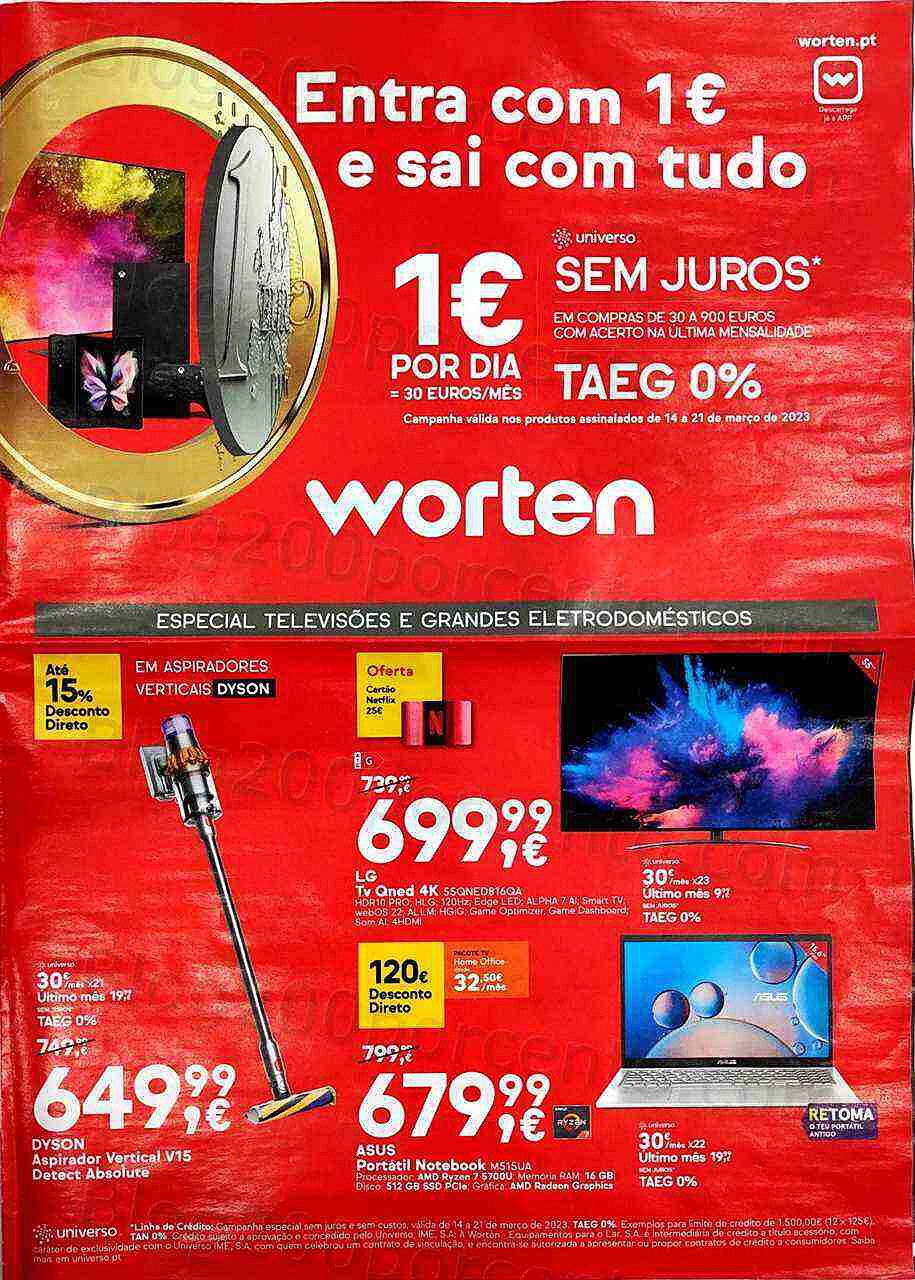 Antevisão Folheto WORTEN Promoções de 14 a 21 março