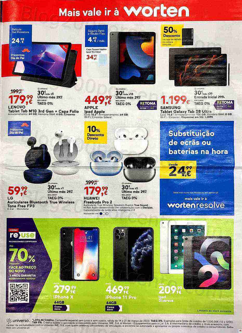 Antevisão Folheto WORTEN Promoções de 14 a 21 março