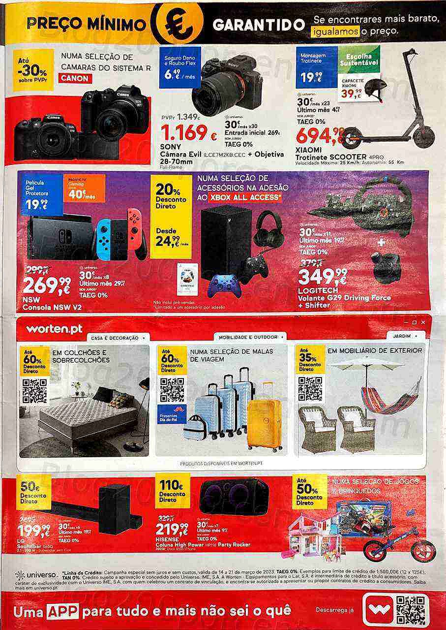 Antevisão Folheto WORTEN Promoções de 14 a 21 março