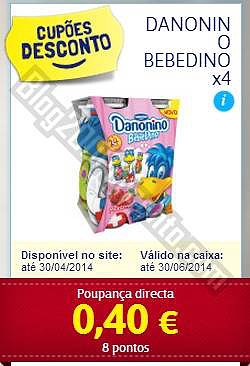 Acumulação SP + Vale | CONTINENTE | de 15 a 20 abril - Danone
