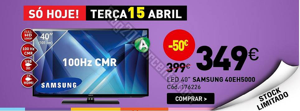 Promoção | CONFORAMA | Só hoje, dia 15 abril